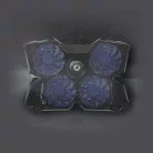 Gaming Notebook Cooler | Ventilátorok száma: 4 | USB-áramellátású | 15 " | 19 " | LED