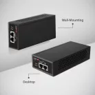 IEEE 802.3at 2.5 gigabites 30 W-os PoE+ injektor