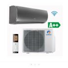 GREE Comfort X fekete DARK X Légkondícionáló GWH12AFC K6DNA2F, 3,5 kw, Inverteres split klíma szett WIFI HŰTŐ-FŰTŐ H tarifa AA+ és A+