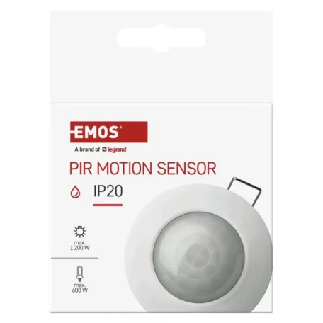 EMOS Mozgásérzékelő (PIR) IP20 1200W