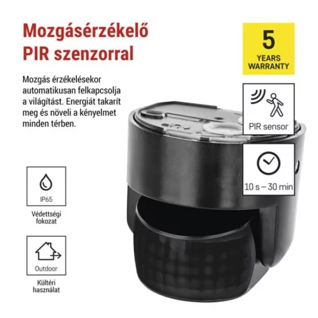 EMOS Mozgásérzékelő (PIR) IP65 1200W