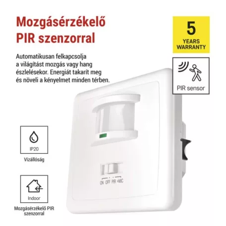 EMOS Mozgásérzékelő (PIR) IP20 1200W