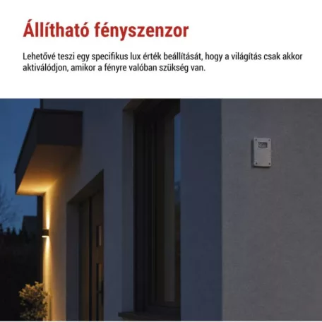 Szürkületérzékelő 1800W IP65
