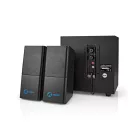 Gaming hangszóró | Hangszórócsatornák: 2.1 | USB-áramellátású | 3.5 mm Dugasz | 30 W | Világítás Nélkül | Hangerő szabályozás