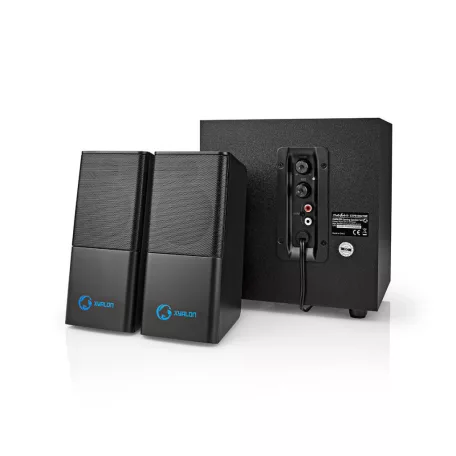 Gaming hangszóró | Hangszórócsatornák: 2.1 | USB-áramellátású | 3.5 mm Dugasz | 30 W | Világítás Nélkül | Hangerő szabályozás