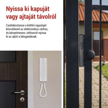 Vezeték nélküli otthoni audio kapucsengő készlet H1088, 1 résztvevő