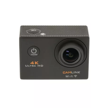 CAMLINK 4K Ultra Hd sportkamera 16MP-s Akció Kamera Wi-Fi Fekete 30m vízálló - CL-AC40 IP69