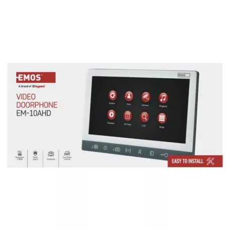 EMOS Videó kaputelefon beltéri egység EM-10AHD