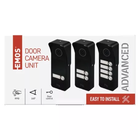 EMOS Ajtóra szerelhető színes kameraegység EM-10AHD RF-1