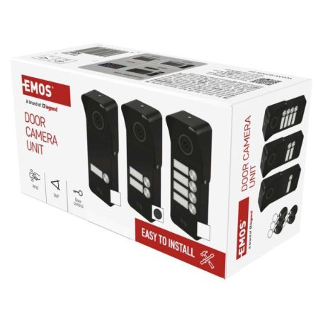 EMOS Ajtóra szerelhető színes kameraegység EM-10AHD RF-2