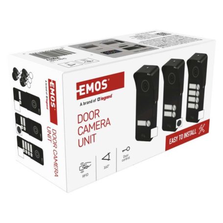 EMOS Ajtóra szerelhető színes kameraegység EM-10AHD RF-2