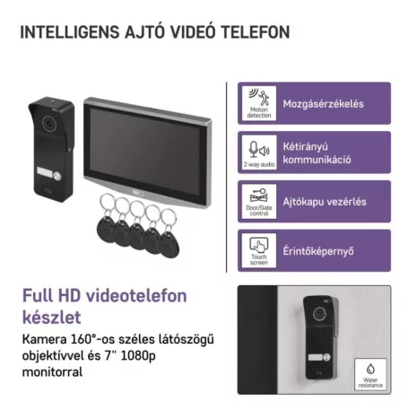 GoSmart Otthoni wifis video kaputelefon szett EMOS IP-750A