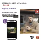 GoSmart Vezeték nélküli akkumulátoros video kaputelefon IP-09D wifivel és napelemmel