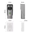 GoSmart Vezeték nélküli video kaputelefon IP-09C wifivel