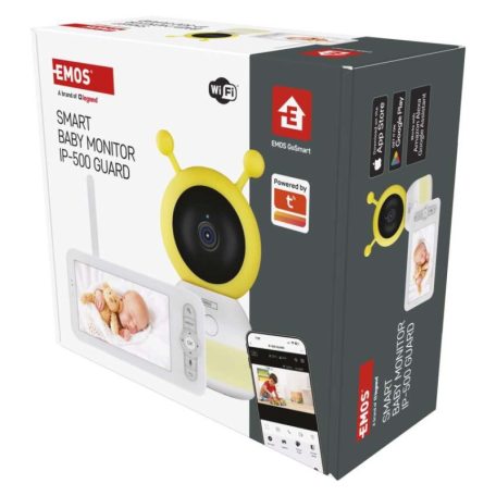 GoSmart Bébiőr monitor IP-500 GUARD képernyővel és wifivel