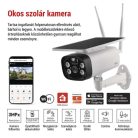 GoSmart Kültéri akkumulátoros kamera IP-600 EYE wifivel és napelemmel