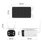 GoSmart Kültéri akkumulátoros kamera IP-600 EYE wifivel és napelemmel