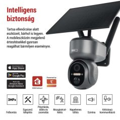   GoSmart 4G/LTE kültéri forgatható kamera IP-6000 OWL, szürke