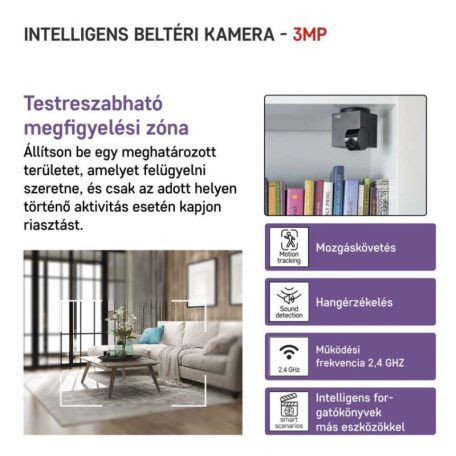 GoSmart Forgatható kamera IP-110 CUBE wifivel