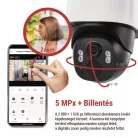 GoSmart Kültéri akkumulátoros kamera IP-1200 WASP wifivel és napelemmel