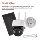 GoSmart Kültéri akkumulátoros kamera IP-1200 WASP wifivel és napelemmel