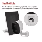 GoSmart Kültéri akkumulátoros kamera IP-1150 SNAP wifivel és napelemmel