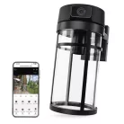 GoSmart Wifis kültéri forgatható kamera IP-1300 LANTERN világítással, fekete