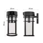 GoSmart Wifis kültéri forgatható kamera IP-1300 LANTERN világítással, fekete