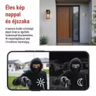 GoSmart Wifis kültéri forgatható kamera IP-1300 LANTERN világítással, fekete