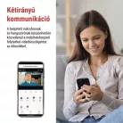 GoSmart Wifis kültéri forgatható kamera IP-1300 LANTERN világítással, fekete