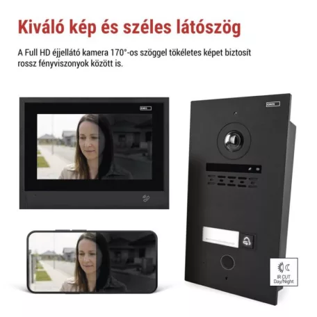 GoSmart IP-880A 2WIRE otthoni videó kaputelefon készlet WiFi-vel