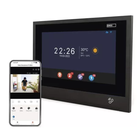 GoSmart IP880B 2WIRE kiegészítő monitor az IP880A 2WIRE otthoni videó kaputelefonhoz