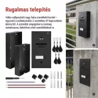 GoSmart kameraegység az IP880B 2WIRE monitorhoz és az IP-880A 2WIRE kaputelefonhoz, 1 gomb