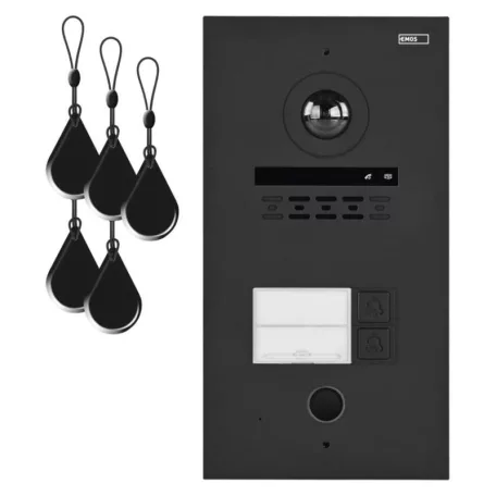 GoSmart kameraegység az IP880B 2WIRE monitorhoz és az IP-880A 2WIRE kaputelefonhoz, 2 gomb