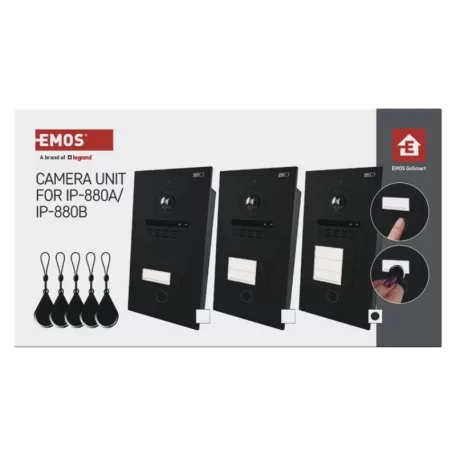 GoSmart kameraegység az IP880B 2WIRE monitorhoz és az IP-880A 2WIRE kaputelefonhoz, 3 gomb