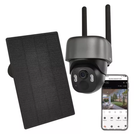 GoSmart Kültéri akkumulátoros kamera IP-1200G WASP wifivel és napelemmel