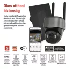GoSmart Kültéri akkumulátoros kamera IP-1200G WASP wifivel és napelemmel
