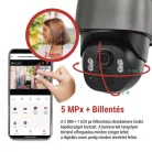 GoSmart Kültéri akkumulátoros kamera IP-1200G WASP wifivel és napelemmel