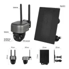 GoSmart Kültéri akkumulátoros kamera IP-1200G WASP wifivel és napelemmel