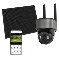   GoSmart Kültéri akkumulátoros kamera IP-6100G HAWK 4G LTE-vel és napelemmel