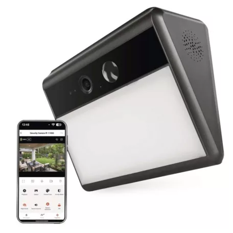 GoSmart IP-1100G WALL kültéri akkumulátoros kamera WiFi-vel és napelemmel