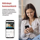 GoSmart IP-1100G WALL kültéri akkumulátoros kamera WiFi-vel és napelemmel