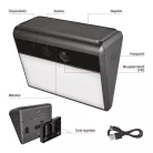 GoSmart IP-1100G WALL kültéri akkumulátoros kamera WiFi-vel és napelemmel