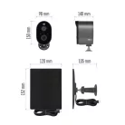 GoSmart Kültéri akkumulátoros kamera IP-1150G SNAP wifivel és napelemmel