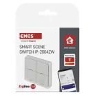 GoSmart Okos hordozható 4 funkciós szcenárió kapcsoló IP-2004ZW, ZigBee 3.0