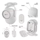 GoSmart riasztó IP‑126L GUARDIAN mozgásérzékelővel, 6× ajtó/ablak érzékelő, WiFi