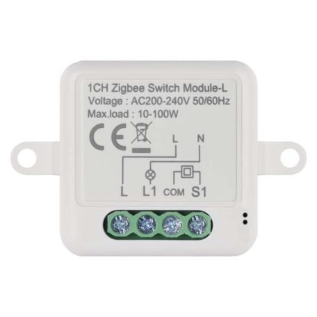 GoSmart kapcsolómodul IP-2103SZ, ZigBee, 1 csatornás (nem igényel N vezetéket)