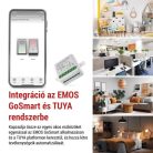 GoSmart kapcsolómodul IP-2104SZ, ZigBee, 2 csatornás (nem igényel N vezetéket)