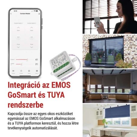 GoSmart motoros modul IP-2122CZ, ZigBee, 2 csatornás