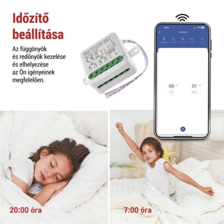 GoSmart motoros modul IP-2122CZ, ZigBee, 2 csatornás